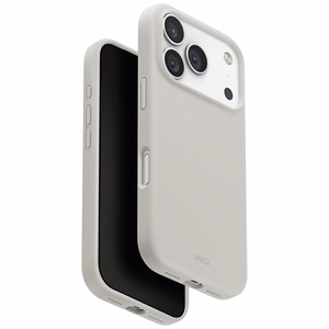 Uniq Lino Magclick Charging Suojakuori iPhone 17 Pro:lle - harmaa