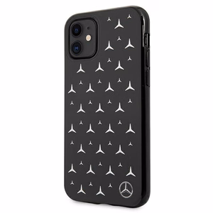 Mercedes Silver Stars kuvio Kotelo iPhone 11 / Xr - musta