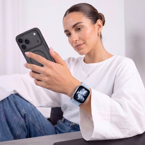 Tech-Protect NylonMag Hihna Apple Watch 4/5/6/7/8/9/SE (38/40/41 mm) vaaleansininen