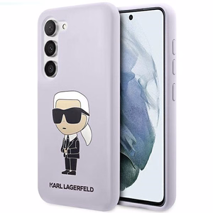 Karl Lagerfeld KLHCS23MSNIKBCU S23+ S916 kovakuori violetti/violetti Silikoninen Ikonik