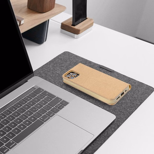 Läppäsuojakuori Samsung A23 5G:lle Luna Book Gold kultainen