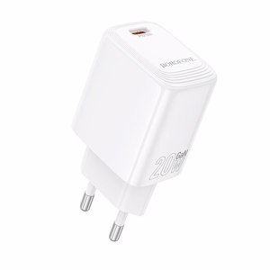 Borofone Wall charger BN26 Fuente - Type C - PD 20W white