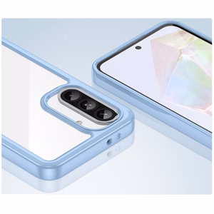 Outer Space Case for Samsung Galaxy A26 Cover with Flexible Frame - Blue