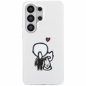 Karl Lagerfeld IML Karl&Choupette MagSafe Case for Samsung Galaxy S26 Ultra - Transparent