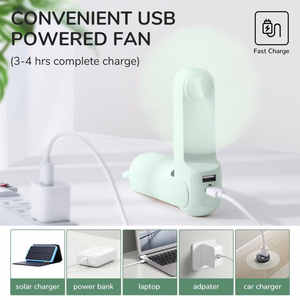 JisuLife Handheld Fan 8 Plus käsituuletin, vihreä