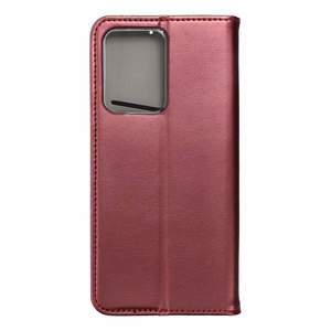 SMART MAGNETO Kirjasuojakuori XIAOMI Redmi Note 12 Pro 5G:lle viininpunainen