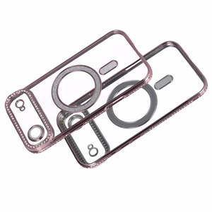Bling MagSafe Suojakuori iPhone 17 Air:lle vaaleanpunainen