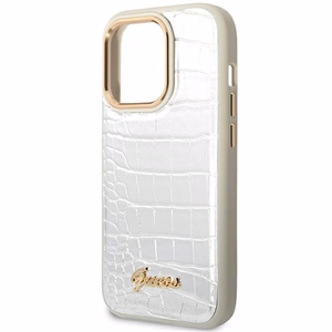 Guess Croco Collection kotelo iPhone 14 Pro 6.1" - hopea