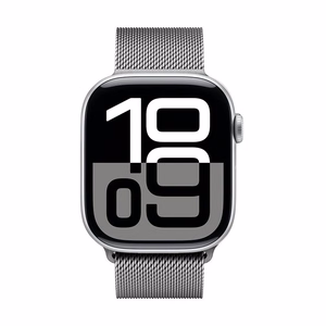 Crong Milano Steel stainless-steel strap for Apple Watch 38 / 40 / 41 / 42 mm, silver