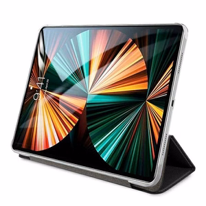 Guess Saffiano Collection kotelo iPad 12.9" 2021 Book Cover - musta