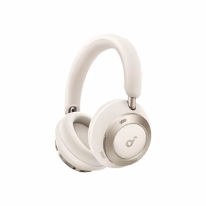 Anker Soundcore Foldable Headphones Space One Pro Bluetooth Over-ear Microphone Cream White Wireless