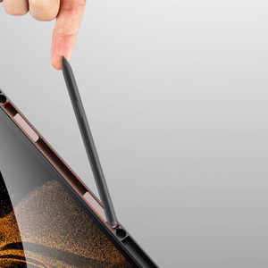 DUX DUCIS DOMO taittuva suojakuori kynälokerolla Samsung Tab S10 Ultra/S9 Ultra/S8 Ultra - musta