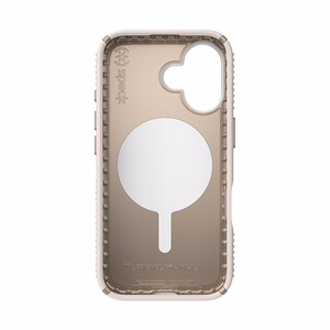 Speck Presidio2 Grip -suojakuori MagSafe- ja ClickLock-tuella iPhone 16:lle, Bleached Bone/Heirloom Gold