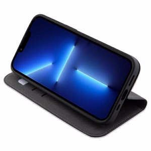 Karl Lagerfeld KLBKP14LSANKCPK iPhone 14 Pro 6.1 kirjakuori musta/musta Saffiano Karl & Choupette
