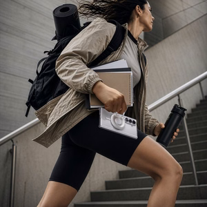 Spigen AirSkin Zero MagFit suojakuori Samsung Galaxy Z Fold8 Ultra -puhelimelle – läpinäkyvä ja valkoinen