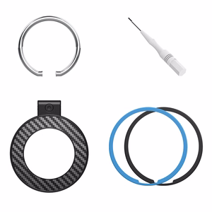 Hiilikuitukuvioidut avaimenperäkotelot Apple AirTagille, 4 kpl – moniväriset