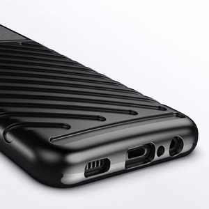 Thunder Case Joustava Kova Rugged Cover TPU Case Samsung Galaxy A03s musta