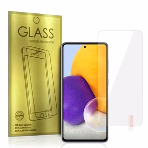Karkaistu lasi kultainen Samsung Galaxy A72 4G/5G:lle