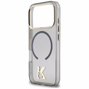 Karl Lagerfeld IML K Head Logo MagSafe Suojakuori iPhone 17 Pro Max:lle - Musta
