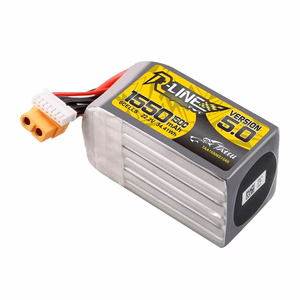 Lipo Tattu R-Line -akku, versio 5.0, 1550 mAh, 22,2 V, 150C, 6S, XT60-liittimellä