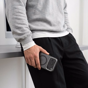 Tech-Protect MagZero MagSafe-suojakuori iPhone 17 Pro Max / 18 Pro Maxille – läpikuultava mattamusta
