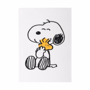 Snoopy Lazy Days A5 -muistikirja pehmopintaisella kannella
