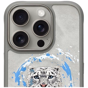Nimmy Panther MagSafe Suojakuori iPhone 16 Pro Max:lle - vaaleanharmaa