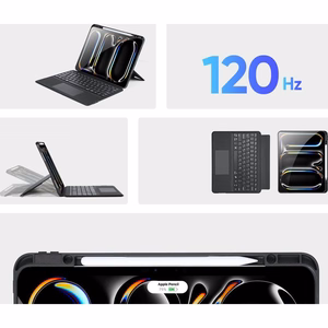 Dux Ducis DK -suojakuori langattomalla näppäimistöllä iPad Pro 13 2024 musta