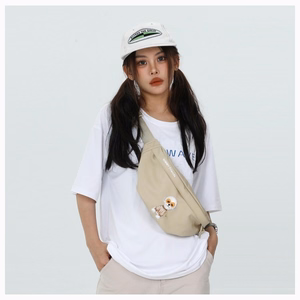 Nimmy Crossbody Glasses Cool Cat olkalaukku - harmaa