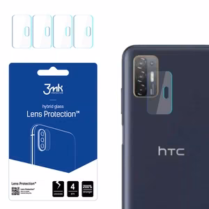 3MK Flexible Glass Lens Hybridilasi HTC Desire 21 Pro 5G kameralle 4 kpl