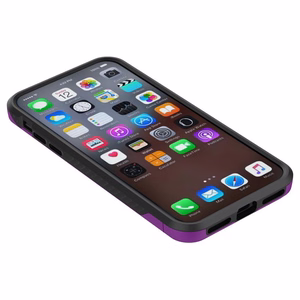 Zizo Star Diamond Hybrid suojakuori laitteelle iPhone X, violetti ja musta