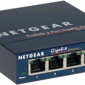 Netgear GS105 – hallitsematon Gigabit Ethernet -verkkokytkin, sininen