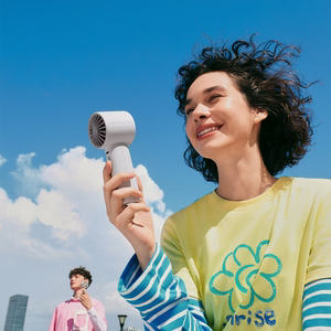 Jisulife Handheld Fan 10 kannettava USB-tuuletin, 4000 mAh – harmaa