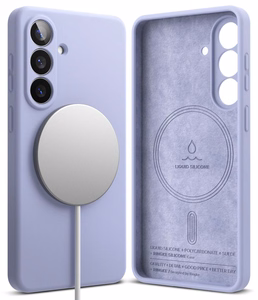 Ringke Silikoninen MagSafe Suojakuori Samsung Galaxy S26:lle violetti