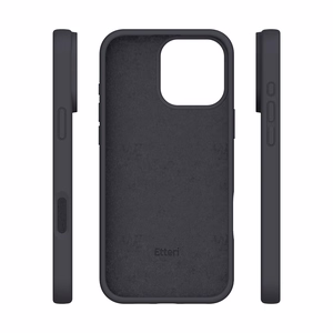 Etteri Silikoninen Suojakuori iPhone 16 Pro Max 6,9:lle musta
