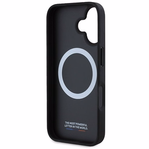 BMW M Perforated Tricolor Line MagSafe Suojakuori iPhone 16:lle - harmaa