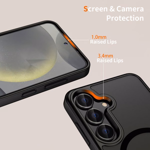 Tech-Protect MagMat MagSafe suojakuori Samsung Galaxy S25 -puhelimelle - musta