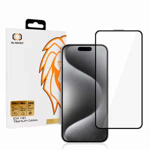 Karkaistu lasi Tel Protect 10X HD Titanium iPhone 16 Pro/17:lle