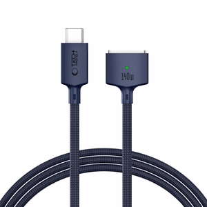 Tech-Protect MMC01 Ultraboost USB-C / USB-C MagSafe 3 140W 200cm kaapeli MacBook - laivastonsininen