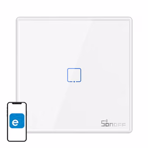 Älykkäs langaton seinäkytkin Sonoff T2EU1C-RF 433MHz (1-kanavainen)