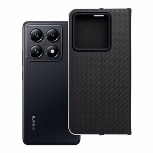 Flip case for Xiaomi 14T PRO Luna Book Carbon black