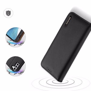 Dux Ducis Hivo Suojakuori Samsung Galaxy S23+ läppäkotelo lompakko jalusta RFID-esto musta