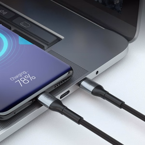 3mk Hyper Cable N-SERIES USB-C / USB-C 2m 48V/5A 240W - musta