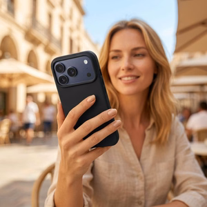 Suojakuori iPhone 15 PRO Easy Dual musta
