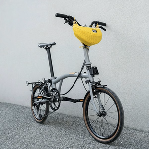 Rockbros H74 polkupyörän laukku ohjaustankoon tai olalle (banaanin muotoinen) 1.8L - keltainen