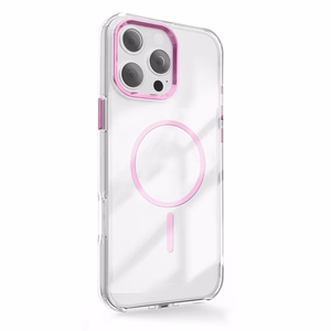 Clear Thin Mag Suojakuori iPhone 17 Air 6,6 vaaleanpunainen
