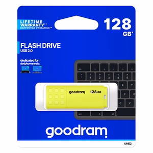 Goodram UME2 128GB USB flash drive USB Type-A 2.0 Yellow