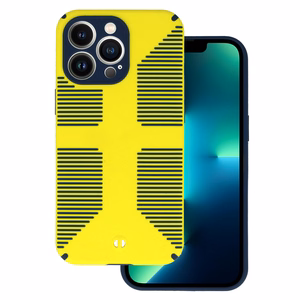 TEL PROTECT Grip Suojakuori iPhone 13 Pro Max:lle keltainen