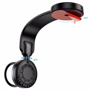 Langaton auton laturi-teline Hoco (HW29) (MagSafe 15W) kiinnitys konsoliin/ikkunaan musta