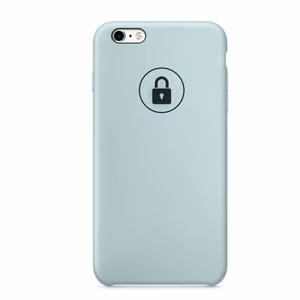Puhelimen suojakuori Silicone Case iPhone 6 (iPhone 6S) / Turkoosi / pakkauksessa